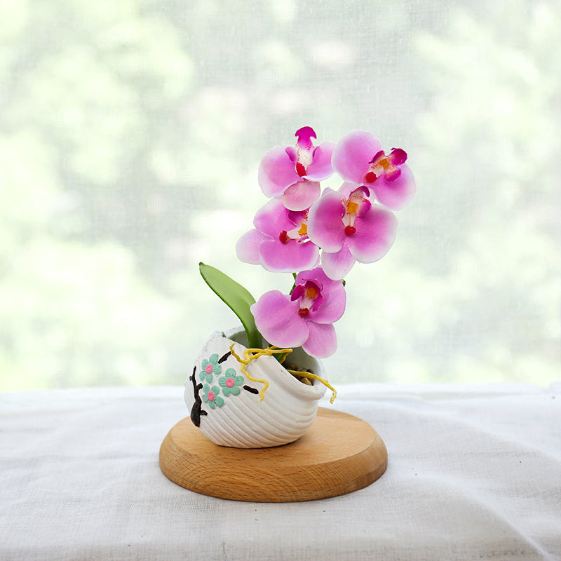Plant with Pots TV Cabinet Office Desk Artificial Flowers Fake Flower Ornament Decoration