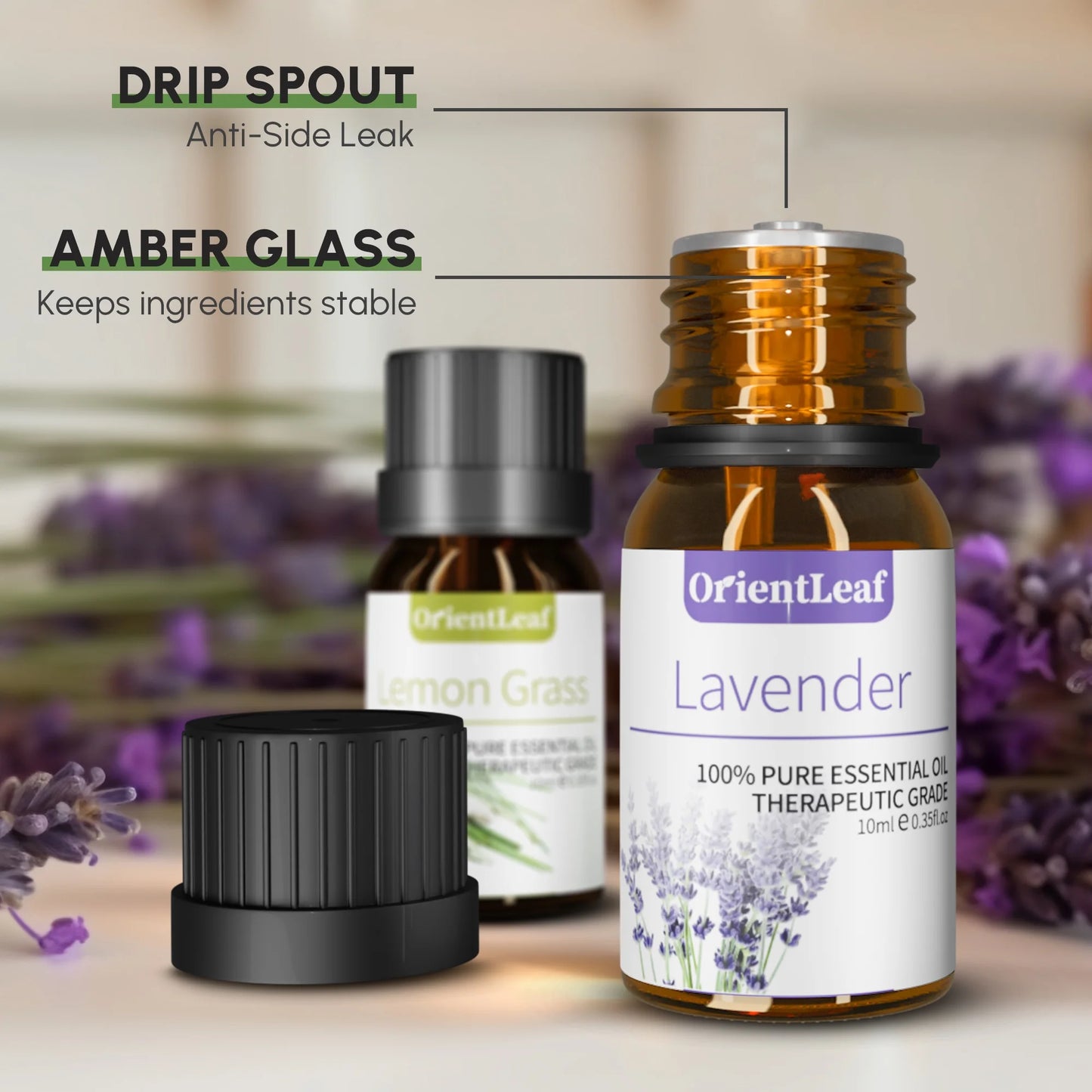 Essential Oils 6 Pcs Health Pure Aroma Oils Set for Spa Massager & Diffuser, Women'S Day Gift (Sweet Orange, Lavender, Tea Tree, Lemongrass, Peppermint, Eucalyptus)