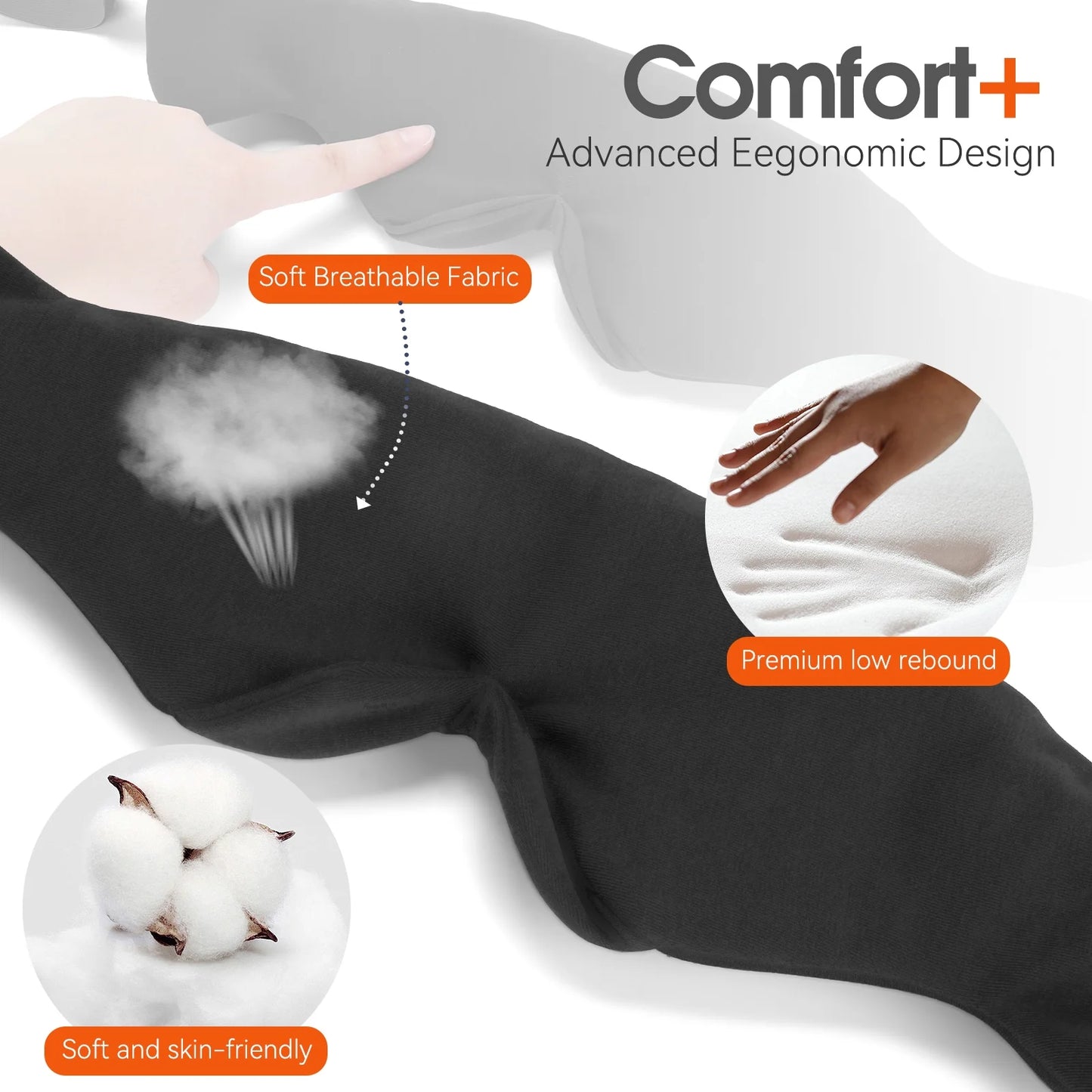 Cordless Heated Eye Mask-Electric Eye Mask for Dry Eyes, Stye, Belpharitis-Gray