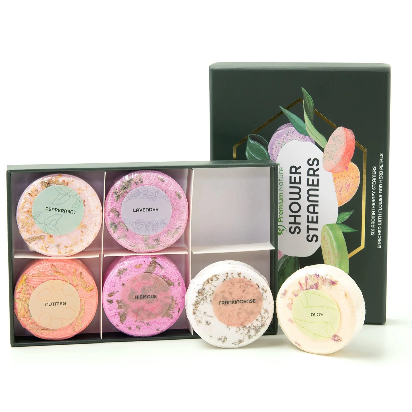 Shower Steamers Aromatherapy 6 Pack, Shower Aromatherapy Gift Set, Shower Bombs for Women, Shower Aromatherapy, Relaxing Gifts for Women, Self Care Gifts for Women, Shower Melts