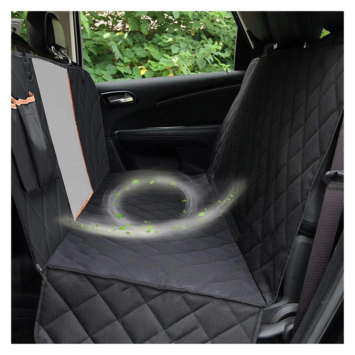 Dog Car Seat Cover, 100% Waterproof Hammock, Anti-Scratch and Anti-Slip Durable Seat Protector for Cars Trucks and SUV