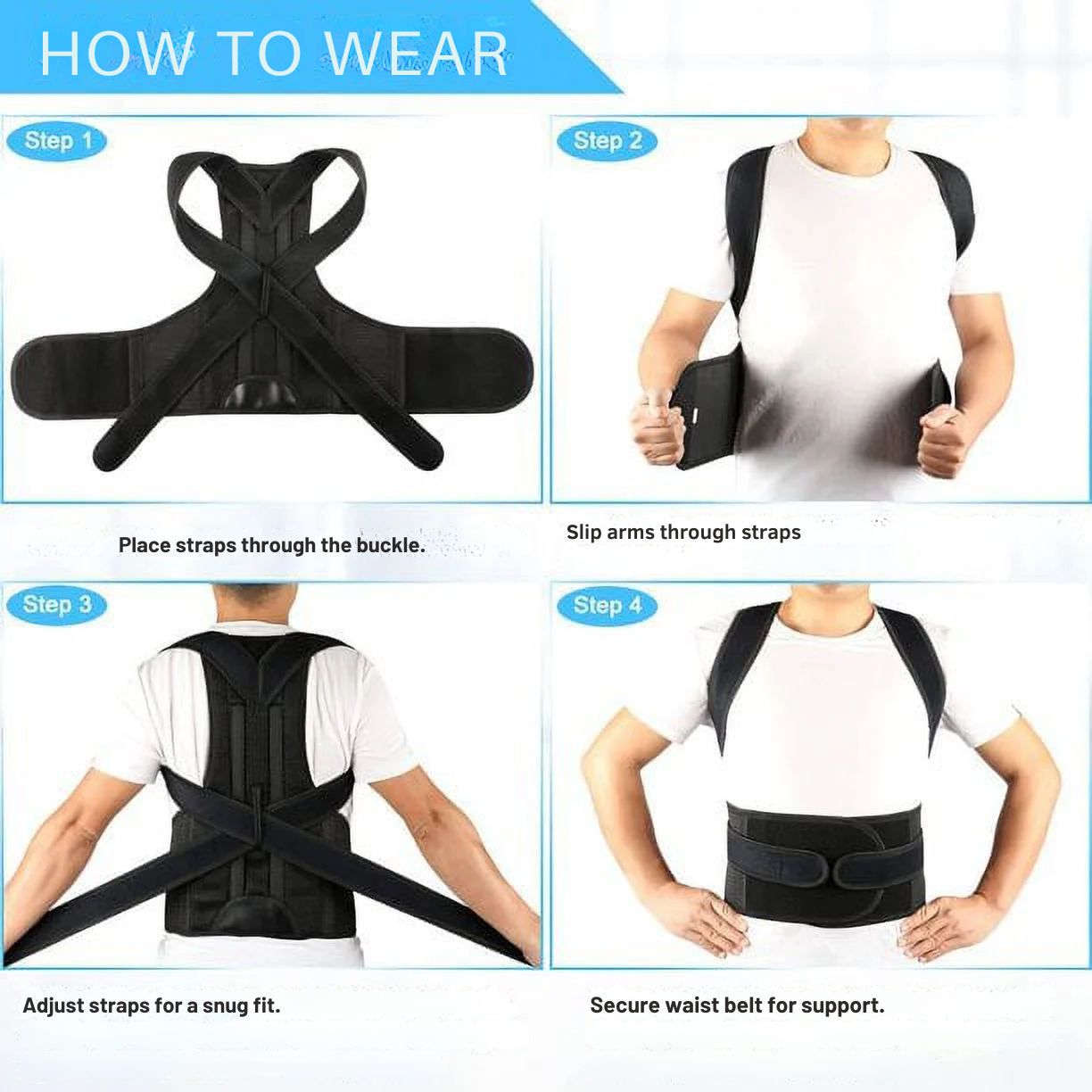 Adjustable Back Support – Everyday Comfort & Support