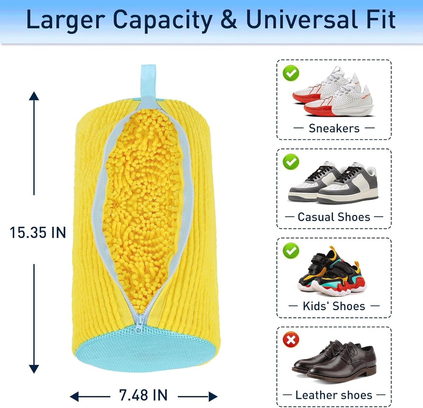 1Pc Shoe Washing Bag for Washing Machine Laundry Shoe Bag for Washer and Dryer