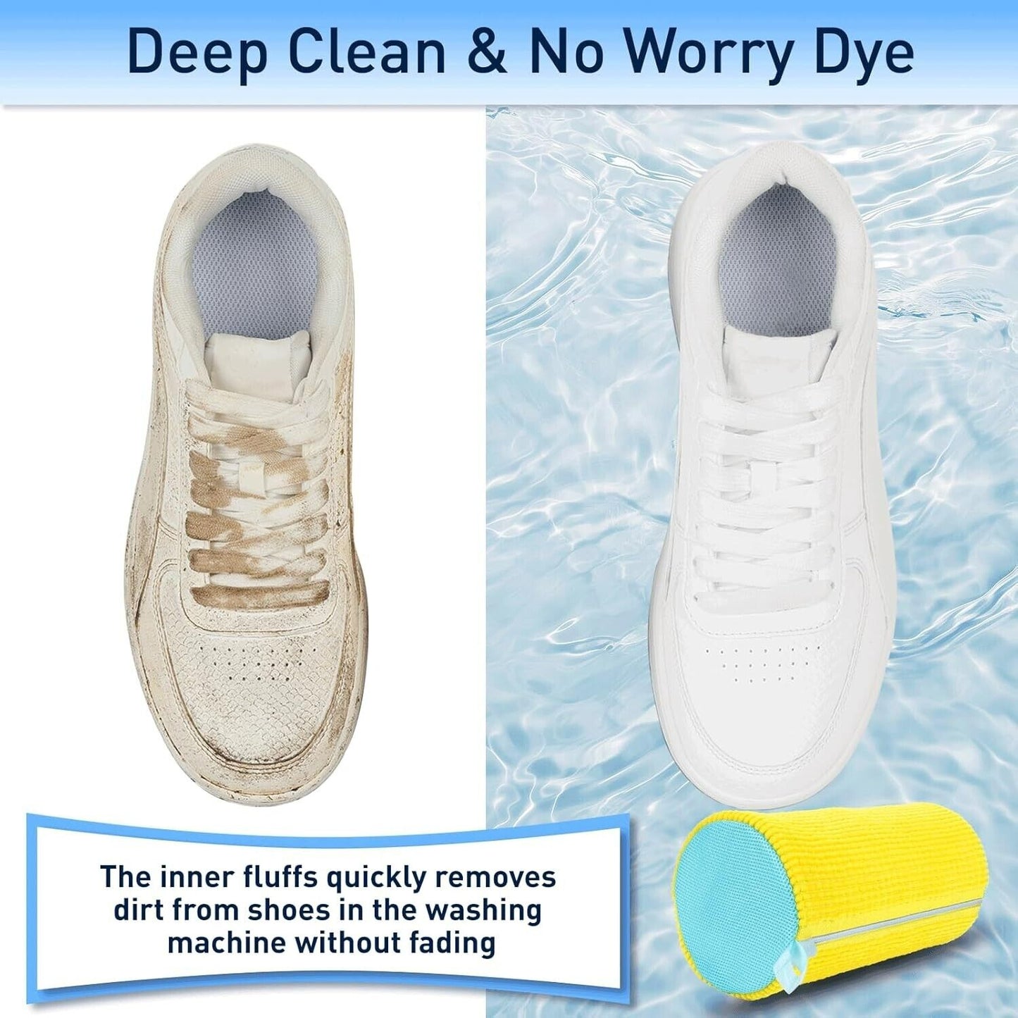 1Pc Shoe Washing Bag for Washing Machine Laundry Shoe Bag for Washer and Dryer
