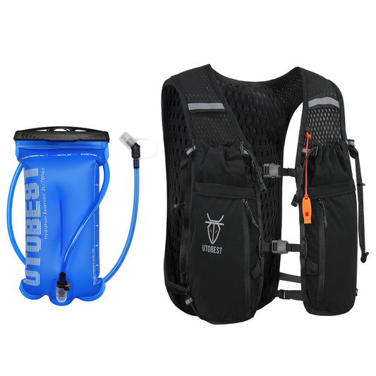 10L Hydration Vest Backpack with 2L Water Bladder for Outdoor