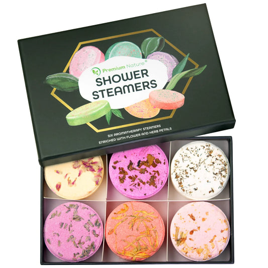Shower Steamers Aromatherapy 6 Pack, Shower Aromatherapy Gift Set, Shower Bombs for Women, Shower Aromatherapy, Relaxing Gifts for Women, Self Care Gifts for Women, Shower Melts