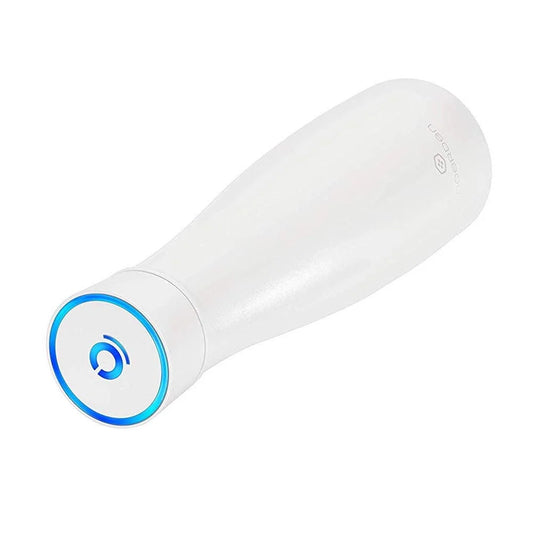 LIZ Smart Water Bottle 16 Oz UV Self-Cleaning Sterilization Vacuum Insulated Stainless Steel, White