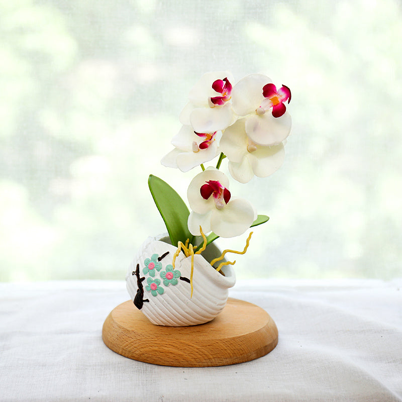 Plant with Pots TV Cabinet Office Desk Artificial Flowers Fake Flower Ornament Decoration