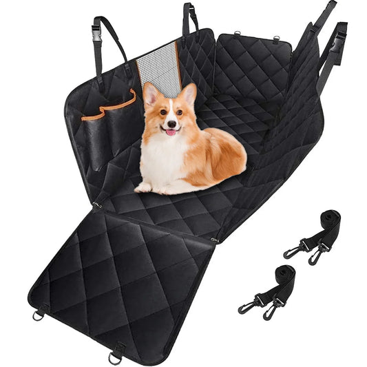 Dog Car Seat Cover, 100% Waterproof Hammock, Anti-Scratch and Anti-Slip Durable Seat Protector for Cars Trucks and SUV